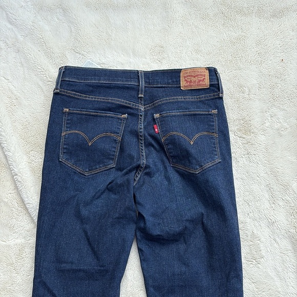 Levi’s 720 High-Rise Super Skinny Jeans Size W29 L30 | Stretch | Dark Wash Denim - Picture 9 of 10